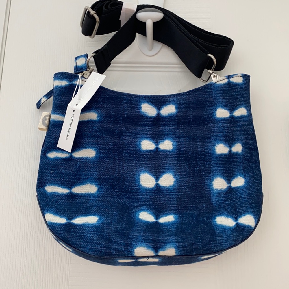 Quilted Koala small canvas Ikat crossbody